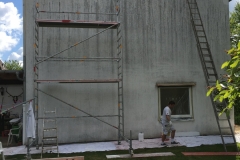 Aussenwand vorher